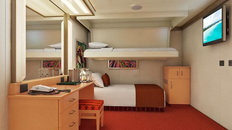 twin bed single sofa pullman carnival cruise