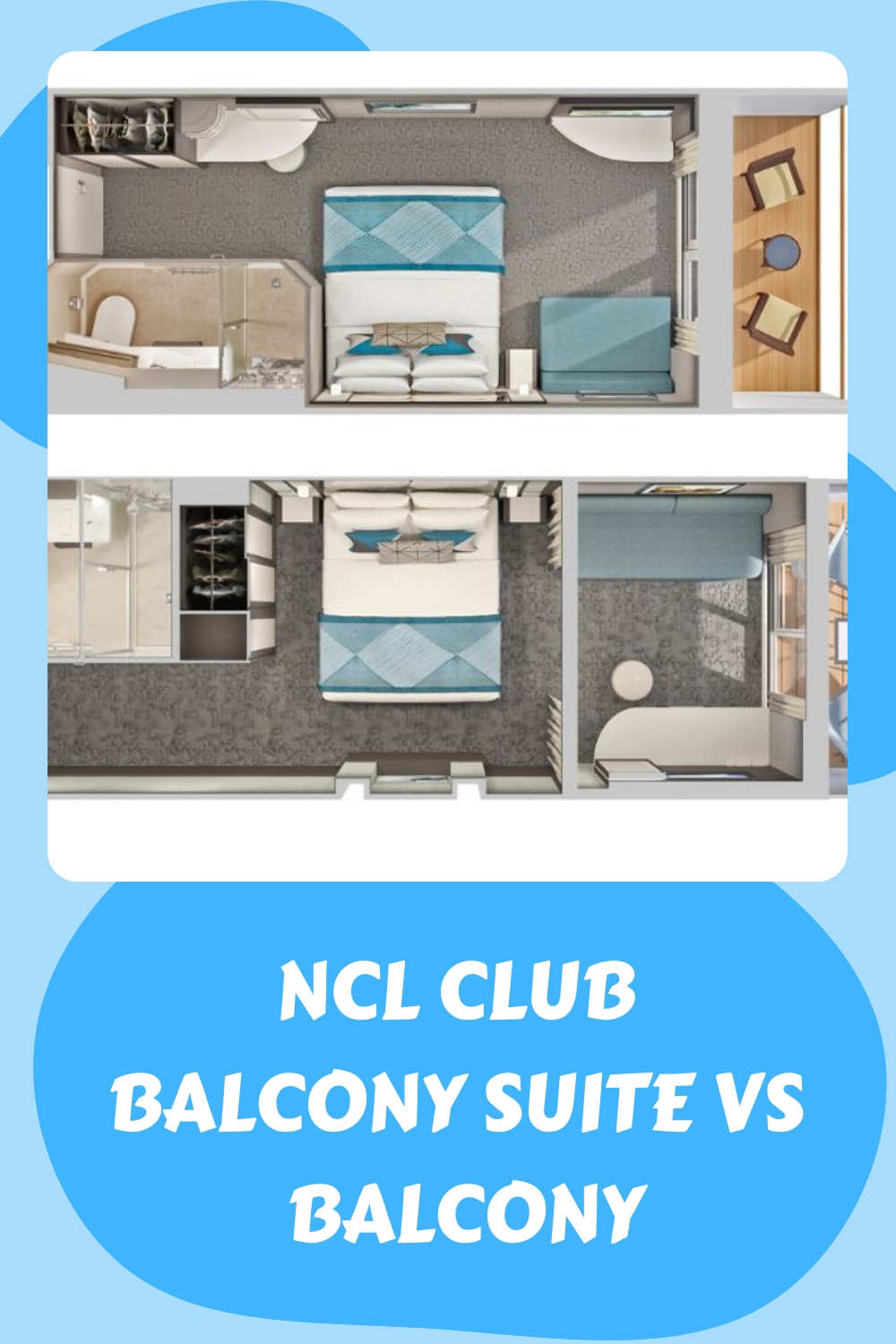 NCL Club Balcony Suite Vs Balcony